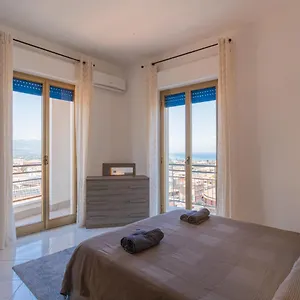  Appartamento Belvedere Dell Etna - Ampio Con Vista Mare E Taormina